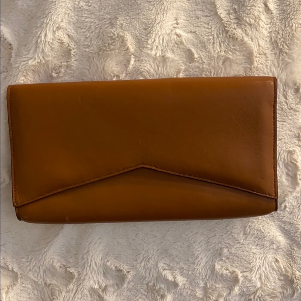 Handmade Leather Clutch Red Interior - Picture 7 of 7